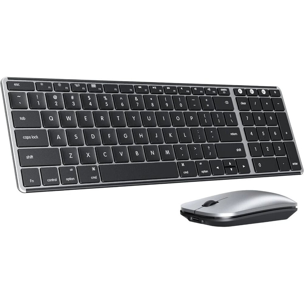 Seenda Wireless Bluetooth Keyboard Mouse  Mac Multi-Device Rechargeable